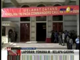 Panglima TNI Kumpulkan Perwira Se-Ganesium Jakarta