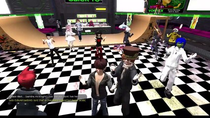 Dancing @ the Vortex with friends