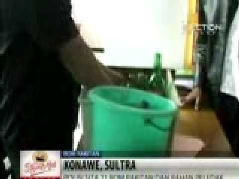 Polisi Konawe Sita Puluhan Bom Rakitan