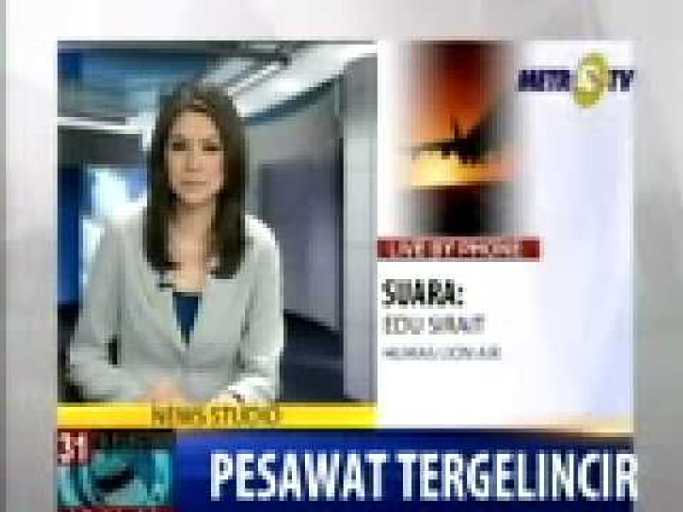 Pesawat Lion Air Tergelincir di Bandara Soekarno-Hatta