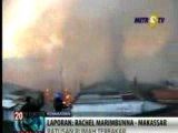 Ratusan Rumah Ludes Terbakar di Makassar