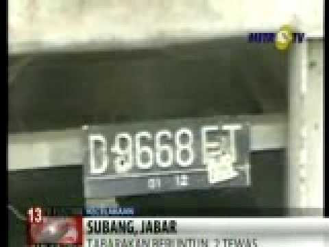 Tabrakan Beruntun di Subang, 2 Tewas