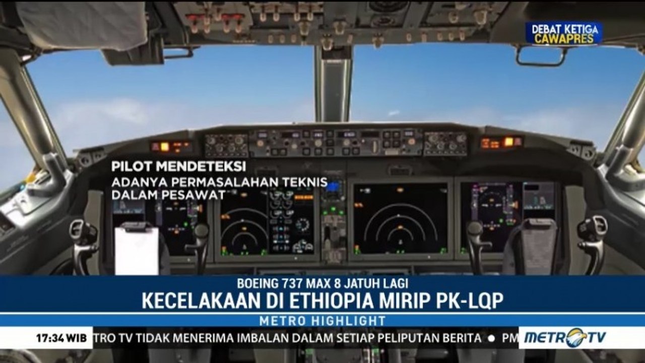Boeing 737 Max 8 Jatuh Lagi