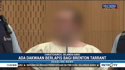 Penembak Jemaah Masjid di Selandia Baru akan Dikenakan Pasal Berlapis