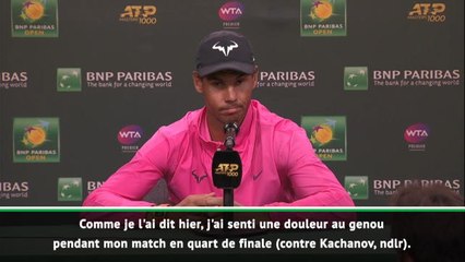 Indian Wells - Nadal zappe sa demi-finale... et Miami !