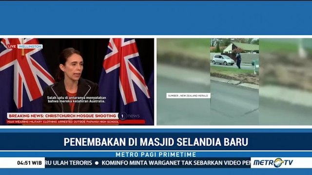 PM Selandia Baru Kutuk Pembantaian di Masjid Selandia Baru