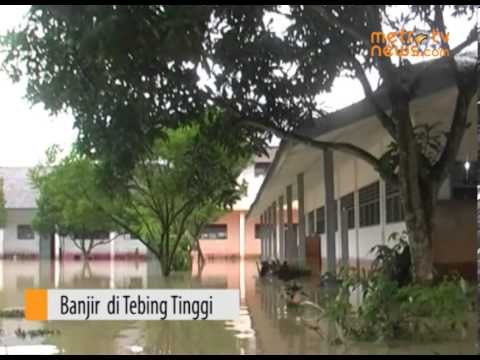 3 Kecamatan di Tebing Tinggi Terendam Banjir