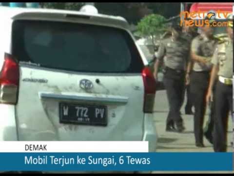 Mobil Terjun ke Sungai, 6 tewas 3 dirawat