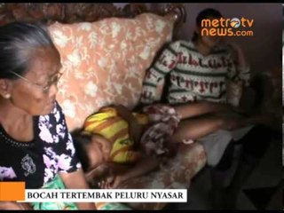 Bocah Malang Tertembak Peluru Nyasar saat Tertidur