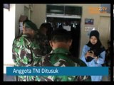 TNI Ditusuk, Gara gara Motor Bersenggolan
