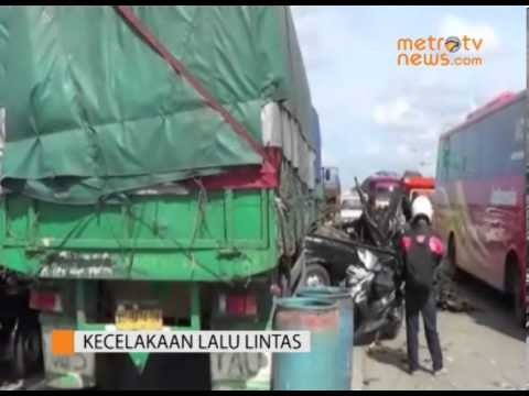 Tabrakan Beruntun, 1 Tewas, 2 Luka Berat