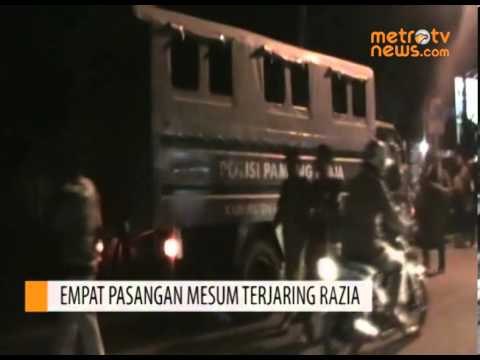 empat pasangan mesum terjaring razia