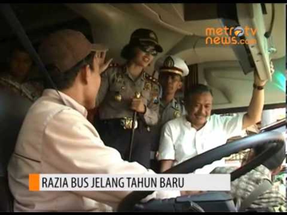 Razia Bus Jelang Tahun Baru