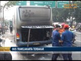 TransJakarta Kalideres Harmoni Terbakar di Daan Mogot