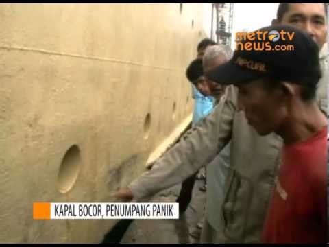 Kapal Penumpang Bocor, Ratusan Penumpang Panik