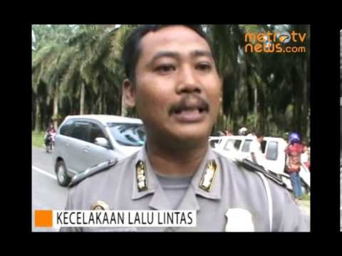 Minibus Tabrak Truk dan Sapi, 1 Tewas 7 Terluka