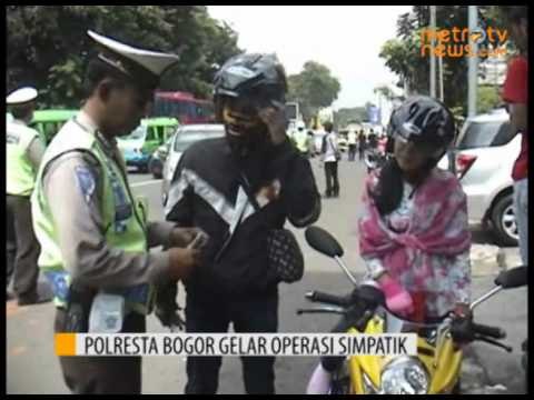 Polresta Bogor Gelar Razia Di Sejumlah Titik