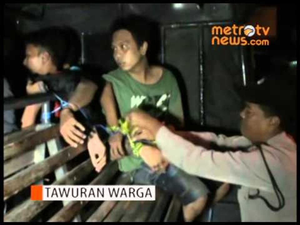 Tawuran Enam Remaja Ditangkap
