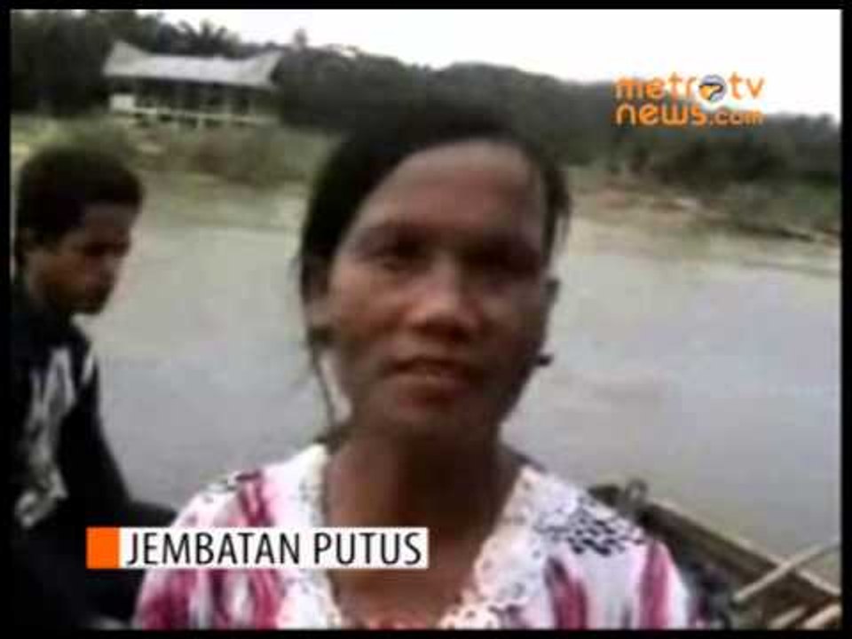 Jembatan Putus, Tiga Desa Terisolasi
