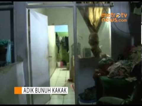 Cekcok, Adik Tusuk Kakak Kandung Hingga Tewas