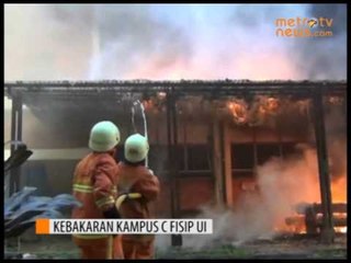 Kampus C Fisip UI Dilalap Si Jago Merah