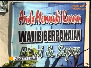 Sengketa Lahan, Sekolah Digembok