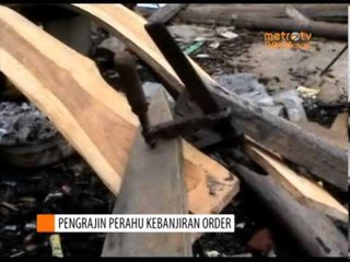 Pengrajin Perahu di Karawang Kebanjiran Order
