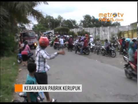 Pabrik Kerupuk Ludes Terbakar