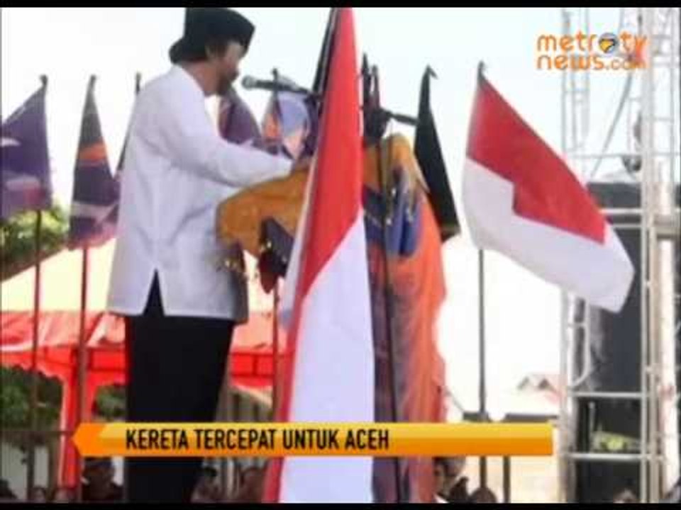 Nasdem Janjikan Kereta Tercepat untuk Aceh