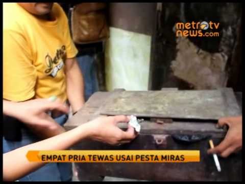 EmpaT Pria Tewas Usai Pesta Miras Oplosan