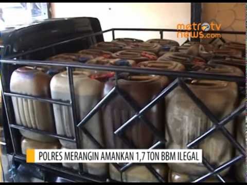 Polres Merangin Amankan 1,7 Ton Solar Ilegal