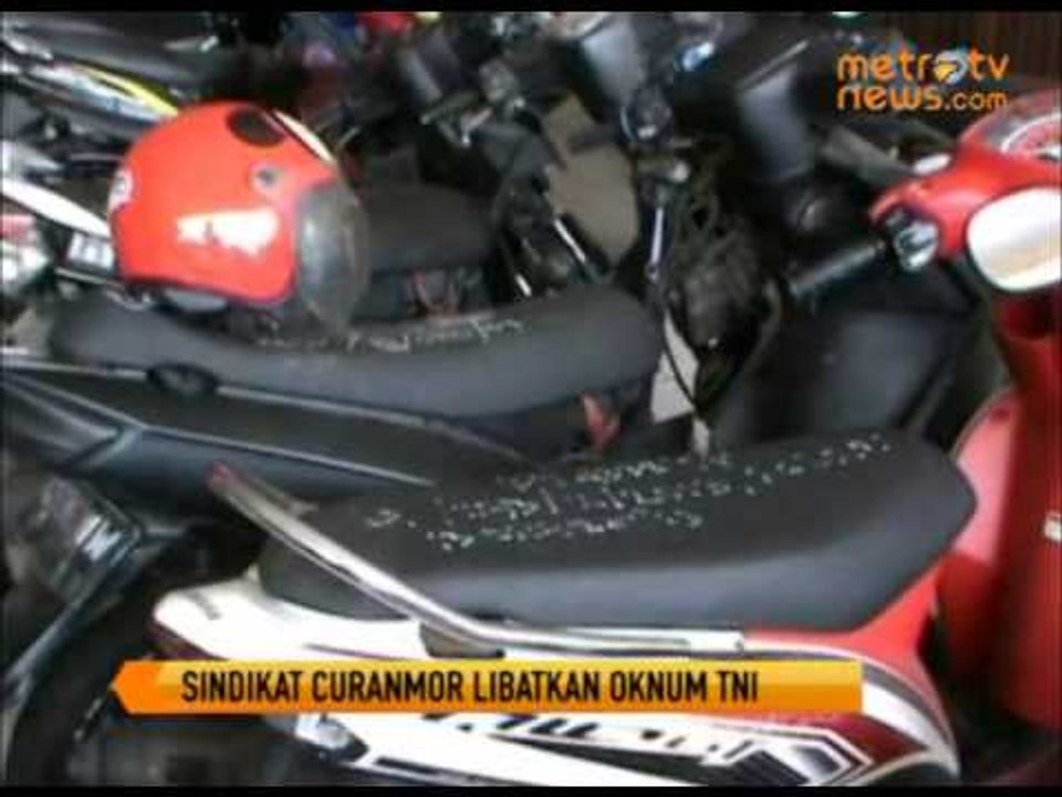 Sindikat Curanmor Diduga Libatkan Oknum TNI