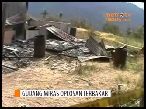 Gudang Miras Oplosan Terbakar