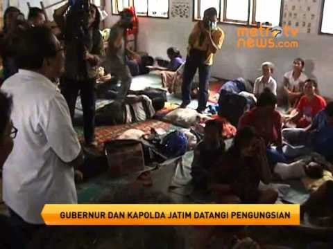 Gubernur Jatim Minta Warga Tetap di Lokasi Pengungsian