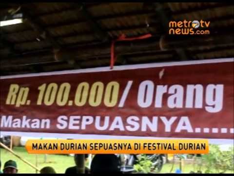Makan Durian Sepuasnya Hanya Bayar Rp100 ribu