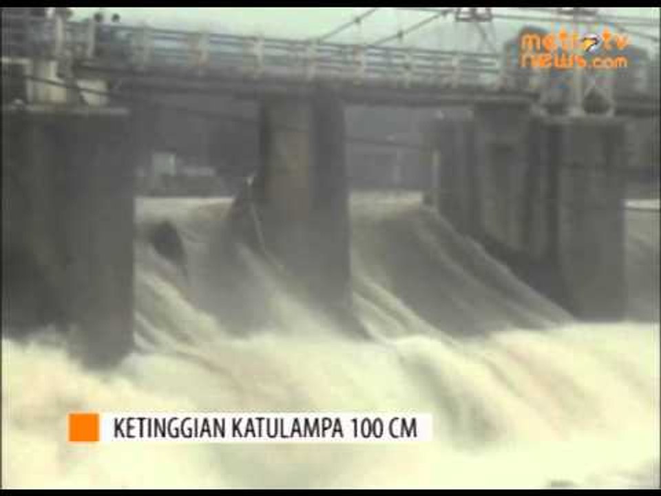Ketinggian Air di Bendung Katulampa 100 Centimeter
