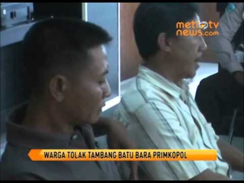 Warga Tolak Tambang Batu Bara Primkopol