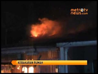 Ditinggal Malam Mingguan, Rumah Ludes Terbakar