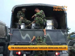 TNI AL Kirim Pasukan Tangani Bencana Erupsi Kelud