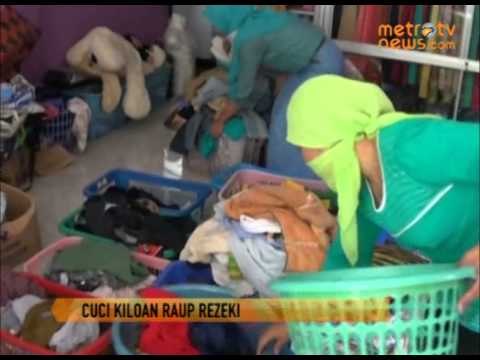 Hujan Abu Vulkanis, Jasa Cuci Kiloan Justru Raup Rezeki