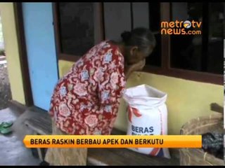 Warga Kesal Jatah Beras Raskin Bau Apek dan Berkutu