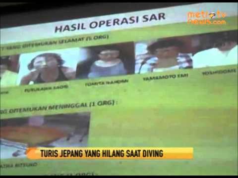 Basarnas Hentikan Pencarian Turis Jepang yang Hilang saat Diving
