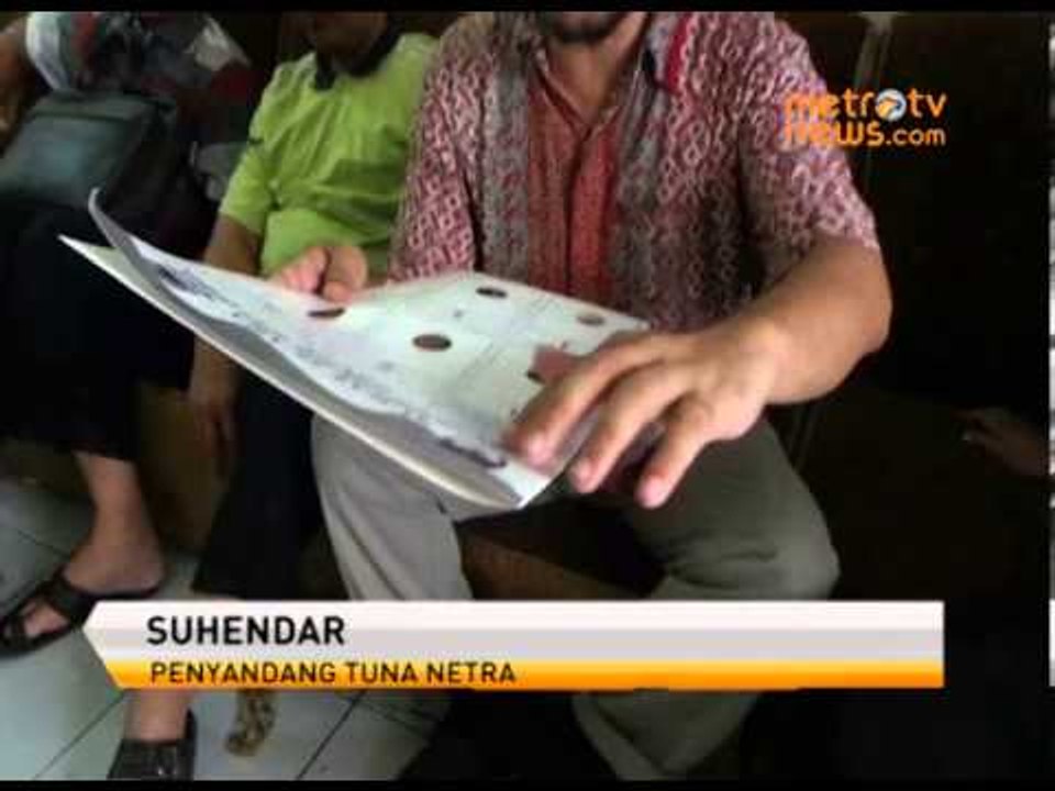 Penyandang Tunanetra Terancam Golput