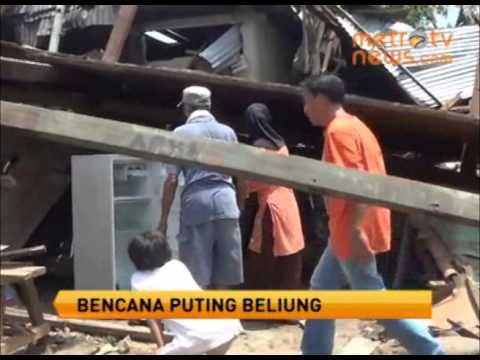 Ratusan Rumah Rusak Diterjang Puting Beliung