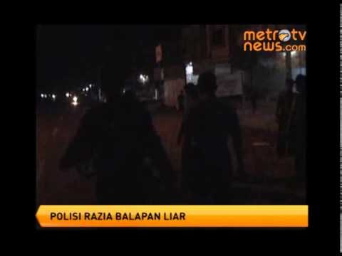 Polisi Razia Belasan Motor Balapan Liar