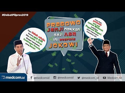 Prabowo Janji Naikkan Gaji ASN, Ini Respons Jokowi | Debat Pilpres Ronde I (Part 4)