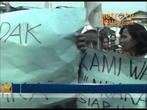 Warga Tolak Penggusuran PT KAI