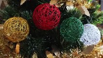 Bricolage Boules de Noël en Français| DIY Christmas Baubles in French | par HooplaKidz Français