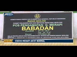 Status Gunung Merapi Aktif Normal