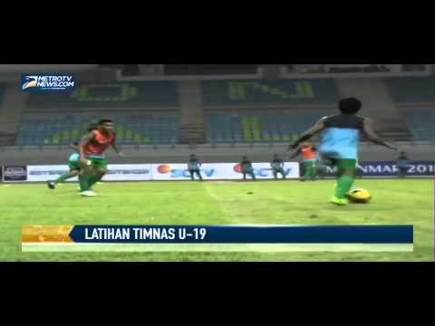 Persiapan Timnas U 19 Kontra Putra Samarinda U 21